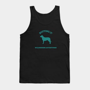 Ruffing It Wilderness Adventures est 1998 Dog Hiking Tank Top